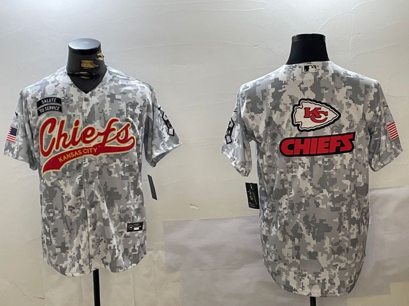 Men Kansas City Chiefs Blank Nike Arctic Camo 2024 Salute to Service Limited NFL Jersey style 3->kansas city chiefs->NFL Jersey